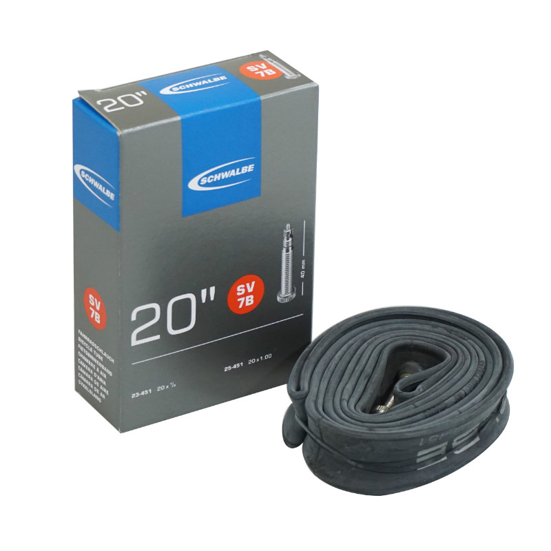 Chambre à air vélo 20 x 0,90-1,00 Schwalbe valve Presta 23-25-451