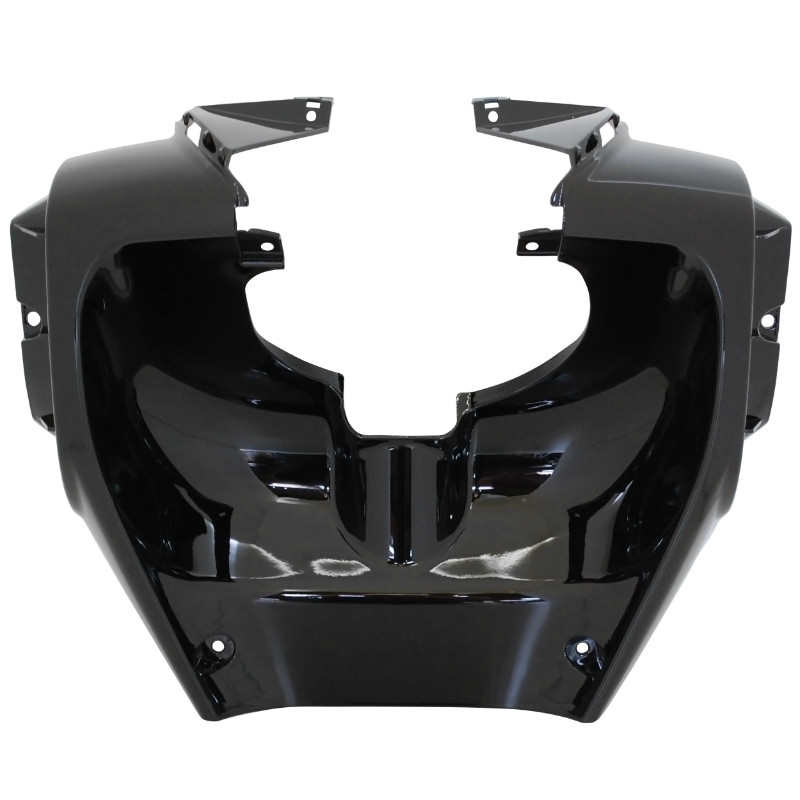 Carénage dessous tablier avant scooter adaptable MBK 50 Stunt Yamaha 50 Slider noir brillant P2R - vue 2