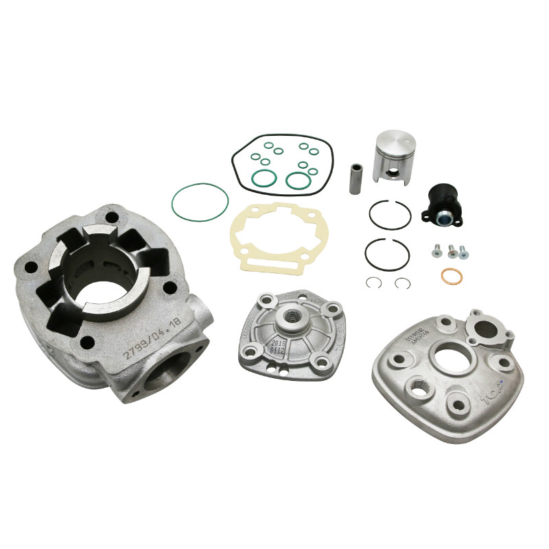 Haut moteur 50 a boite top perf fonte pour derbi 50 senda 1996+2005, gpr-gilera 50 SMT 2000+2005, RCR (moteur derbi euro 2 - EBS050 - diam 39,88 MM)