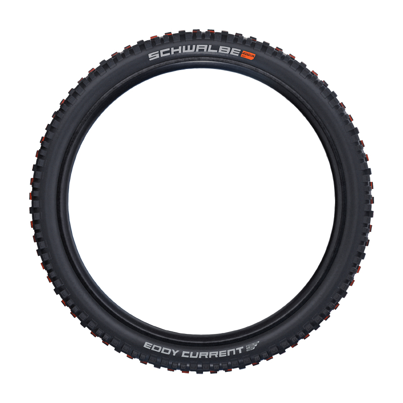 Pneu VTT Schwalbe Eddy Current Rear Addix Super Gravity 29 x 2.60 Tubeless Ready TS (65-622) homologué VAE E50 - vue 3