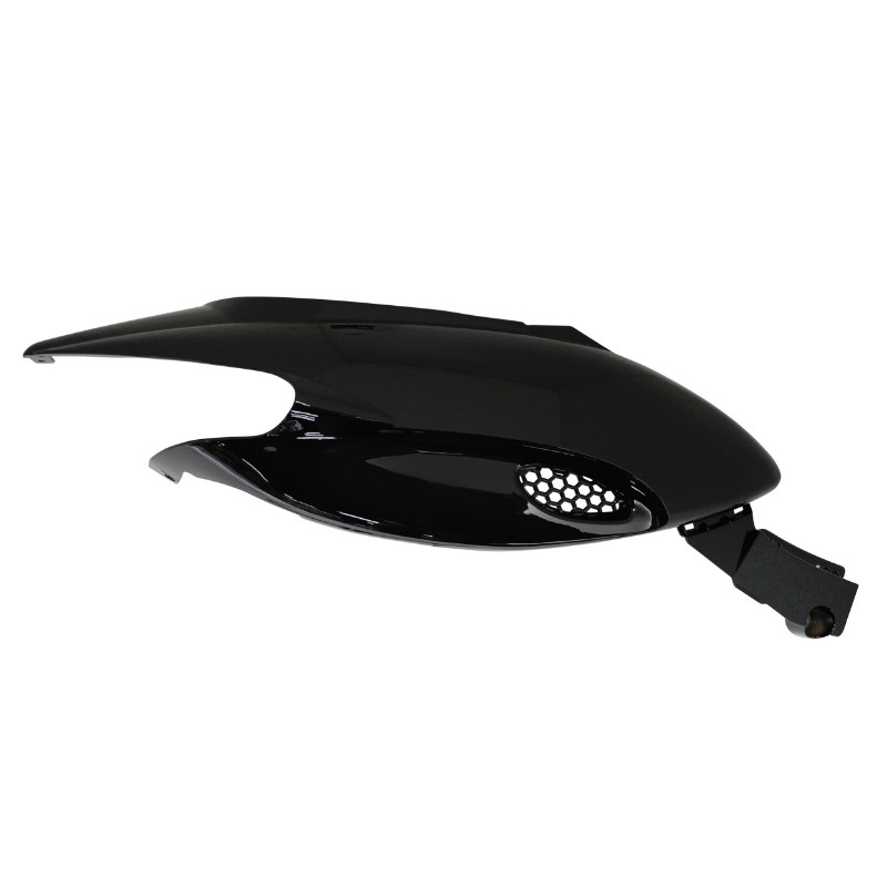 Carénage arrière scooter adaptable Gilera 50 Stalker noir brillant droit P2R - vue 2
