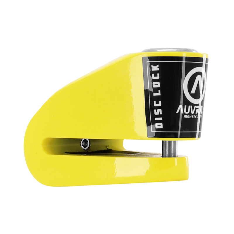 Antivol bloque disque Auvray B-Lock avec alarme sonore diam 6 mm jaune - vue 2