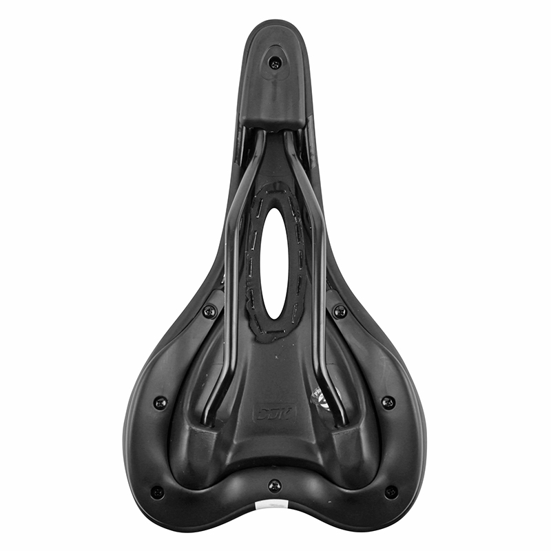 Selle Newton VTT-Trekking ergonomique homme athletic noir à mémoire de forme avec trou central 260x155mm - vue 3