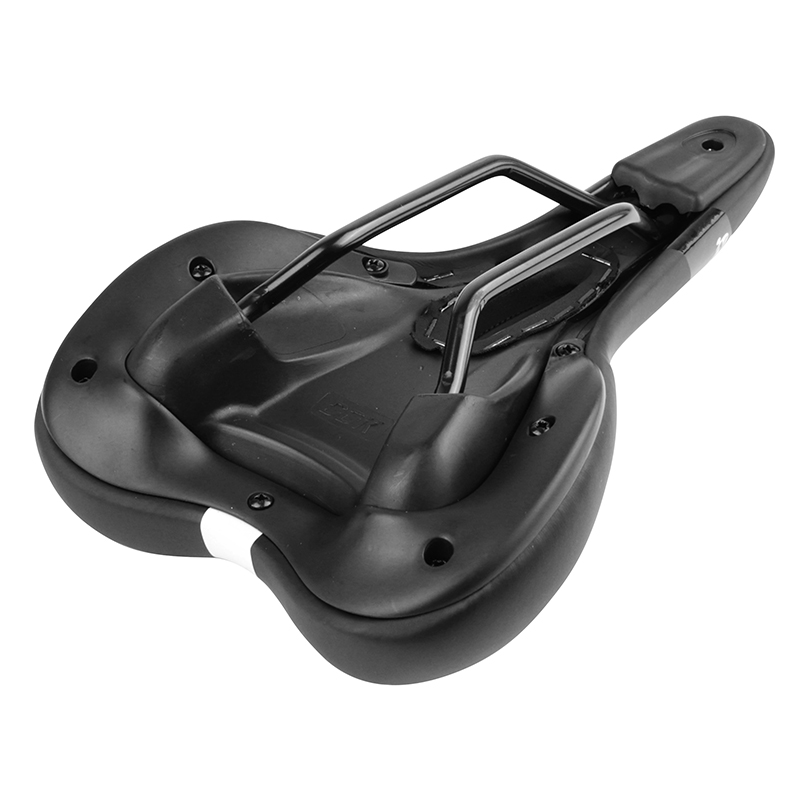Selle Newton VTT-Trekking ergonomique homme athletic noir à mémoire de forme avec trou central 260x155mm - vue 5