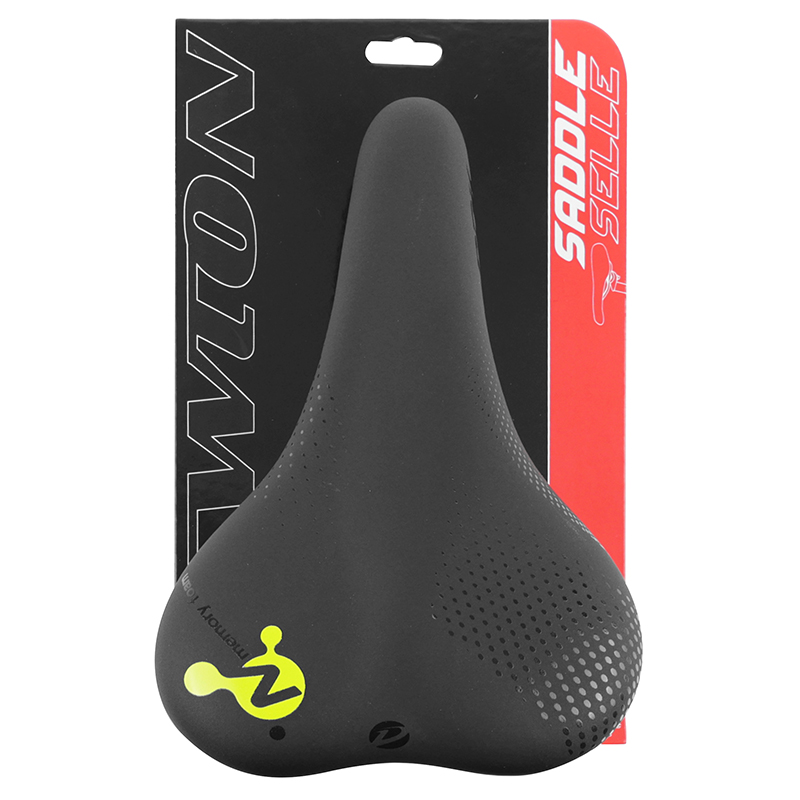 Selle Newton City Metro Unisex Élastomère Modéré Noir à Mémoire de Forme 260x180mm - vue 6