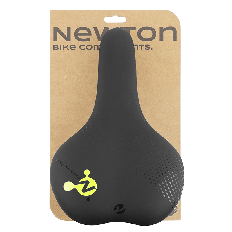 Selle Newton City Metro Homme Athletic Noir à mémoire de forme 270x180mm - vue 6