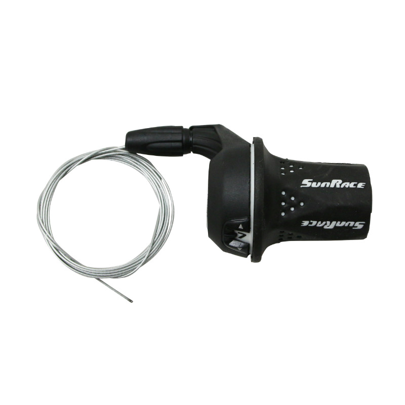 Manette de dérailleur droite 7V Sunrace shifter à poignée tournante - vue 2