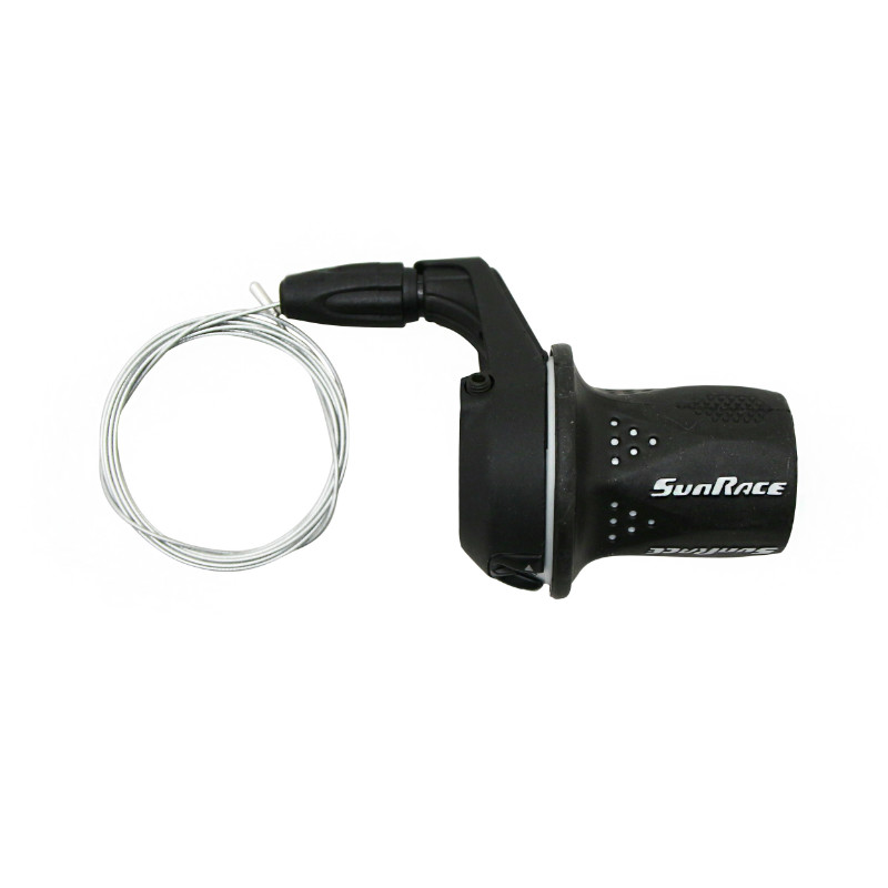 Manette VTT Sunrace gauche twist gripshift M21 3V
