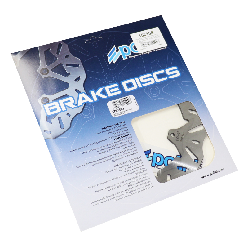 Disque de frein Polini 180 mm MBK X Limit, Yamaha DTR, Aprilia RX (175.0050) - vue 3