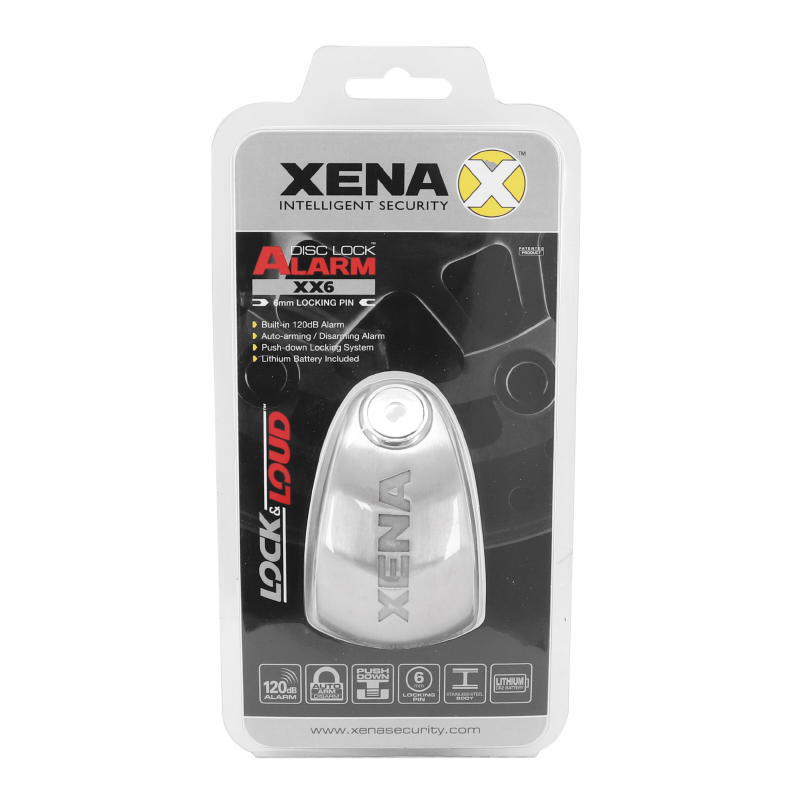 Antivol bloque disque Xena XX6 inox avec alarme 120 dB (diam 6 mm) - vue 4