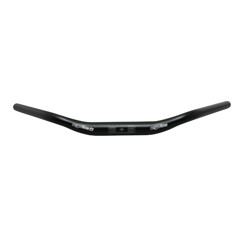 Cintre VTT Ergotec trekking aluminium noir diamètre 31,8 mm longueur 600 mm - vue 2