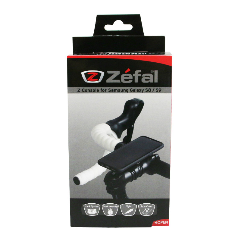 Support smartphone Zefal Z Console Lite avec protection Samsung Galaxy S9 étanche rotatif - vue 3