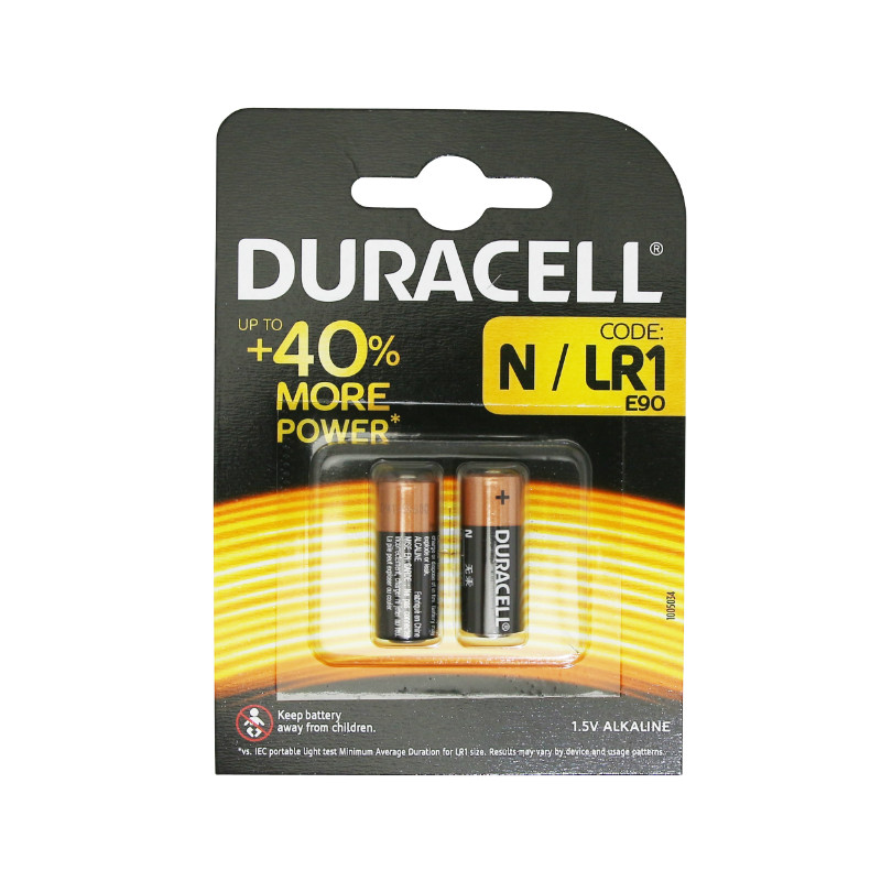 Pile LR1 Duracell blister de 2 - Sélection P2R - vue 2