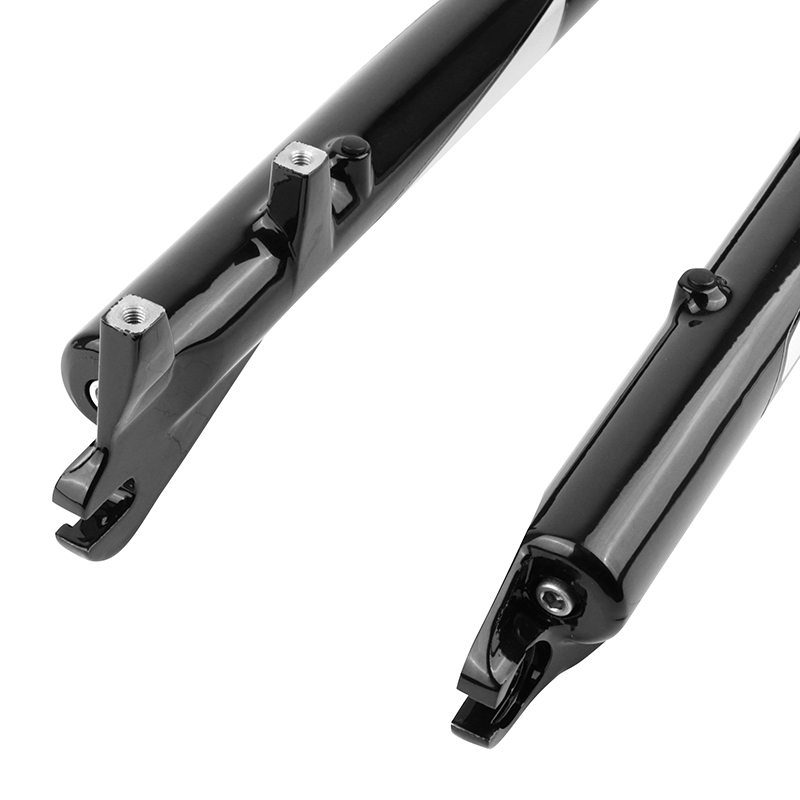 Fourche VTT 29" ZOOM Vaxa 28 noir réglable-blocable au guidon débattement 100 mm pivot lisse 295 mm conique 1"1/2 - 1"1/8-28,6 extérieur compatible disque - vue 5