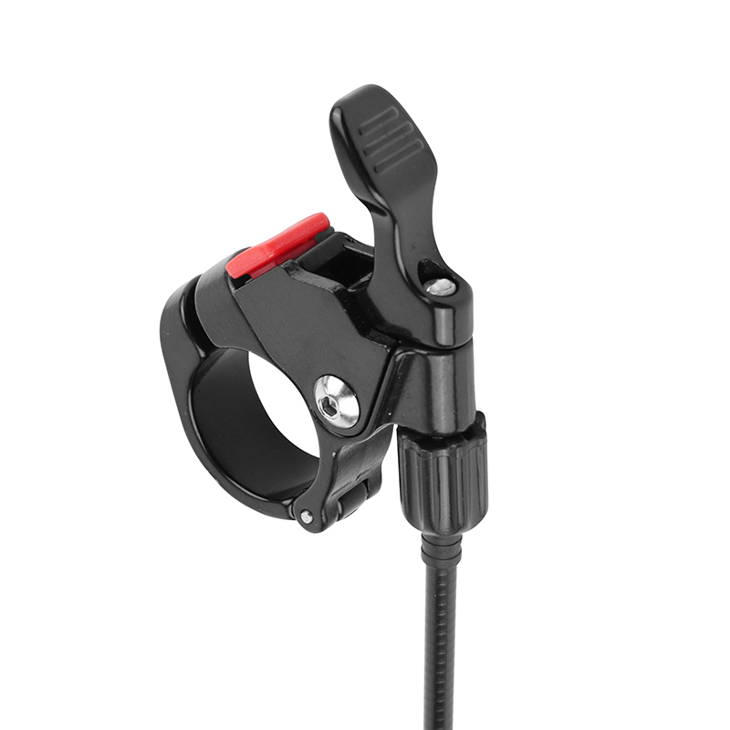 Fourche VTT 29" ZOOM Vaxa 28 noir réglable-blocable au guidon débattement 100 mm pivot lisse 295 mm conique 1"1/2 - 1"1/8-28,6 extérieur compatible disque - vue 7