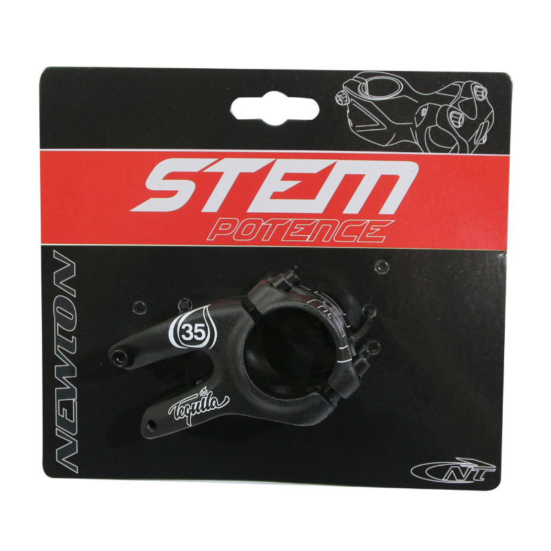 Potence VTT Zoom Tequila aluminium noir mat -12° 31,8 L 40mm - vue 2