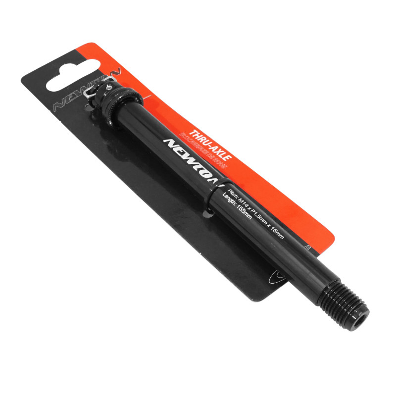 Axe traversant blocage roue Boost avant Newton M14 x 1.5 avec levier 15 x 110 noir type Fox - vue 4