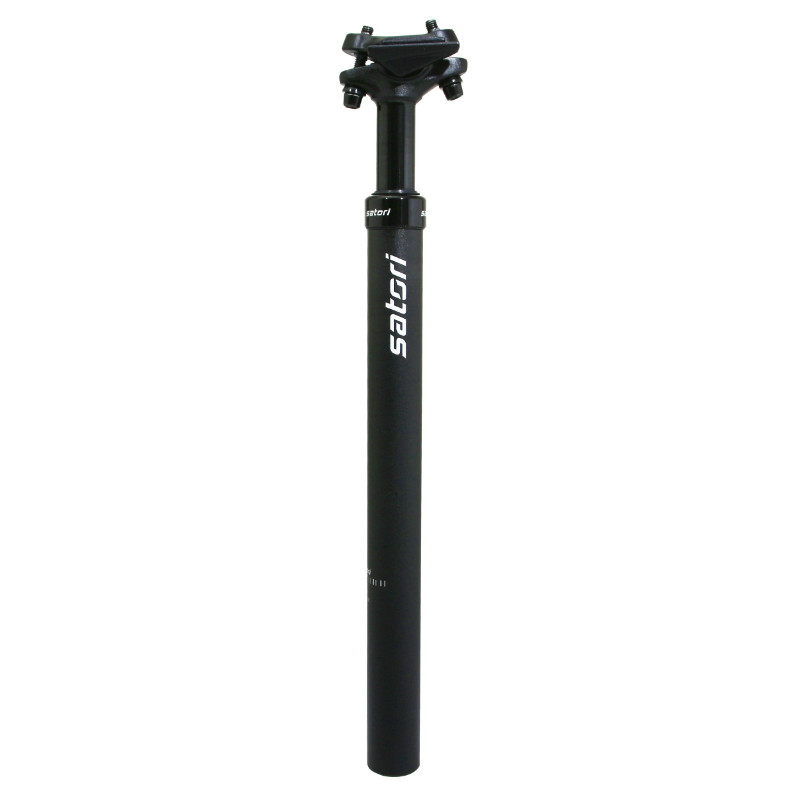 Tige de selle VTT suspension Satori 40 mm alu noir diam. 31.6 L350 mm Newton - vue 3