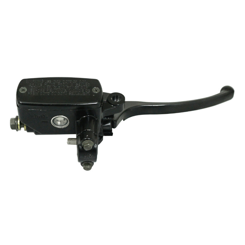 Maître-cylindre de frein moto universel avant filetage rétro diamètre 10 mm noir droit P2R - vue 2
