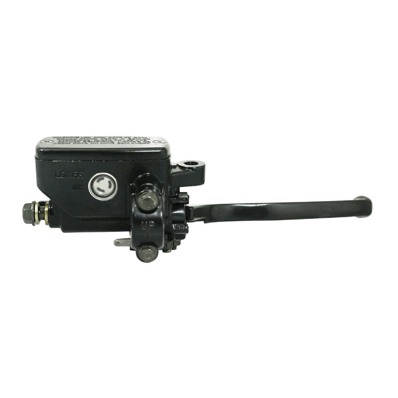 Maître-cylindre de frein moto universel avant filetage rétro diamètre 10 mm noir droit P2R - vue 4
