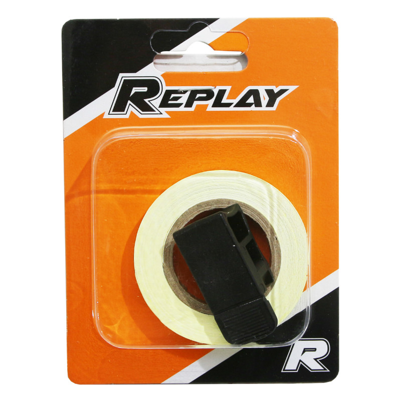 Liseret autocollant jante Replay jaune fluo 7 mm 6 m avec applicateur - vue 2