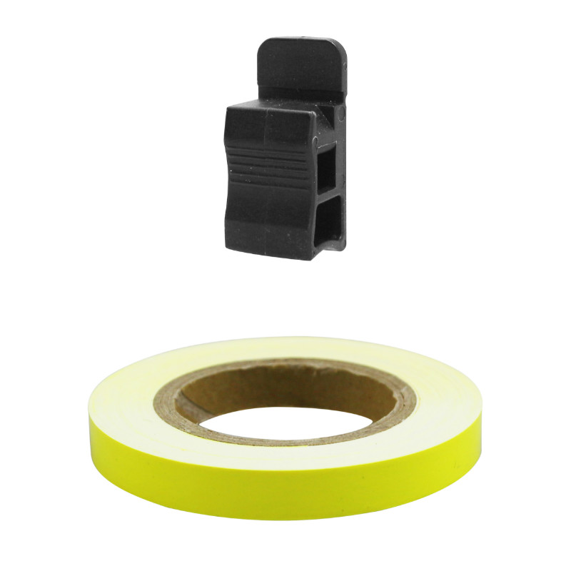 Liseret autocollant jante Replay jaune fluo 7 mm 6 m avec applicateur - vue 3