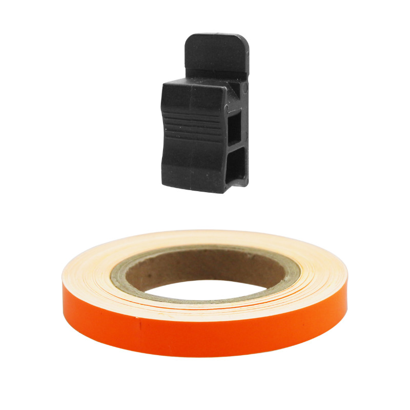 Liseret autocollant jante Replay orange fluo 7 mm 6 m avec applicateur - vue 3
