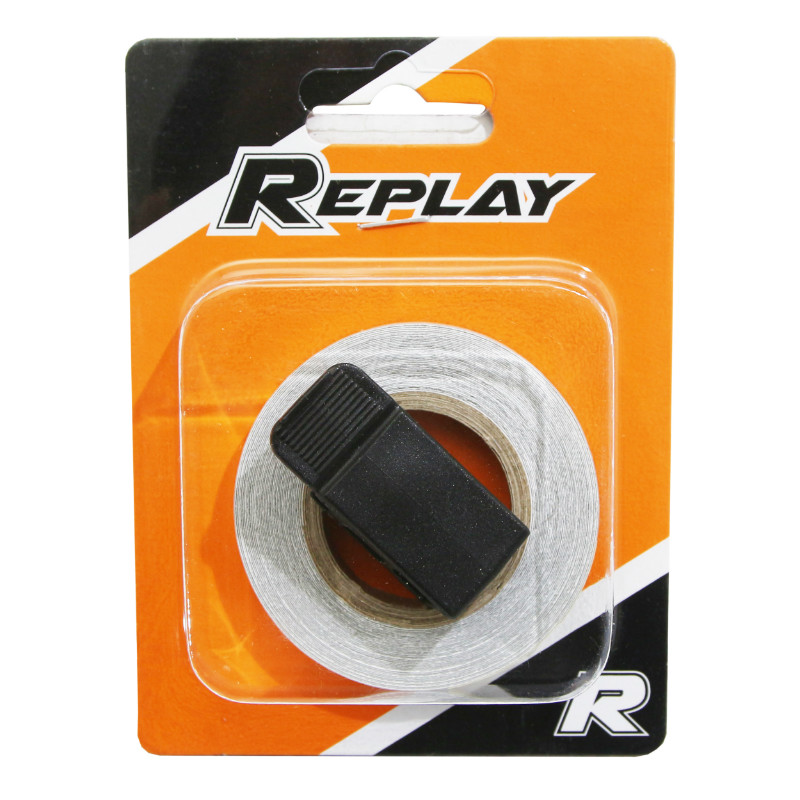 Liseré autocollant sticker jante Replay argent 7 mm 6 m avec applicateur - vue 2