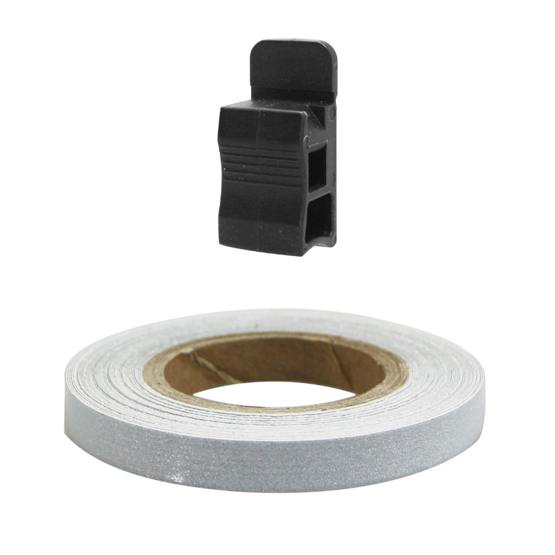 Liseré autocollant sticker jante Replay argent 7 mm 6 m avec applicateur - vue 3