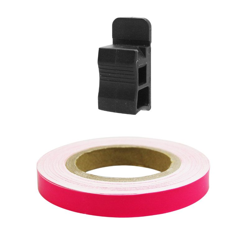 Liseré autocollant jante Replay rose 7 mm 6 m avec applicateur - vue 3