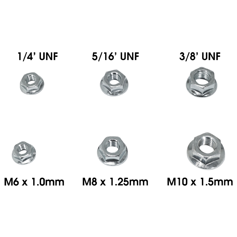 Écrou épaulé assortiment M6-M8-M10 et 1/4"-5/16"-3/8" - Boîte de 310 pièces P2R - vue 2