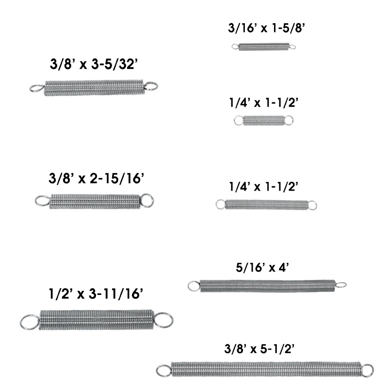 Ressort par expansion 8 tailles assortiment boîte de 120 pièces P2R - vue 2