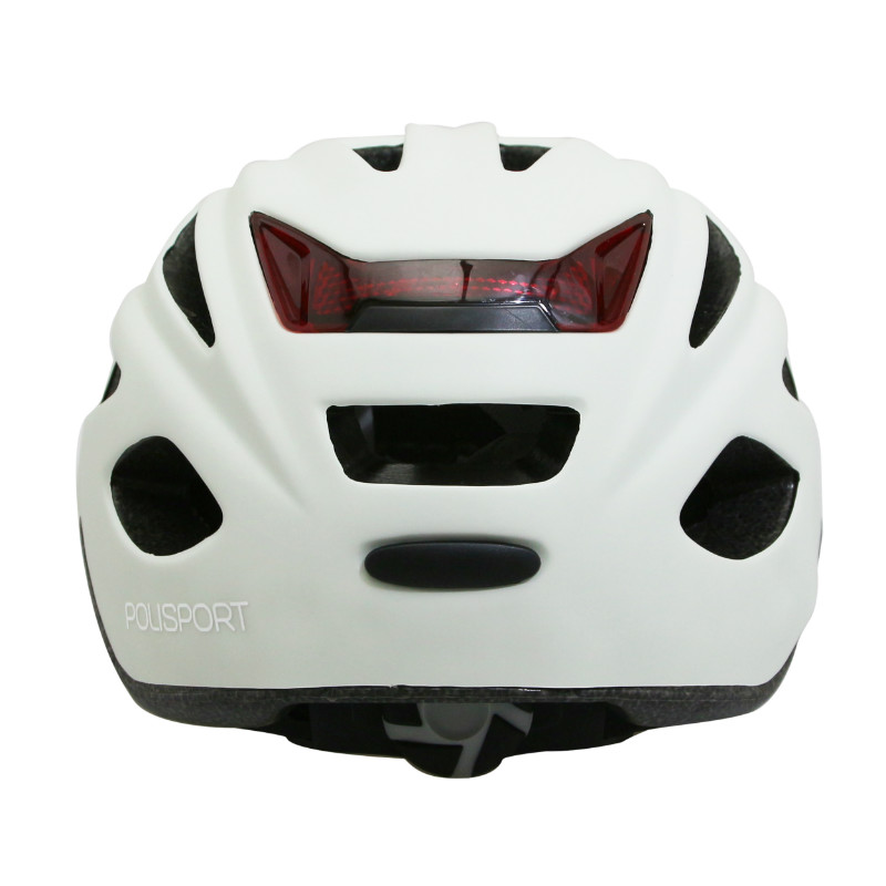 Casque vélo adulte Polisport Citygo crème 52-59 cm avec lumière intégrée - vue 5