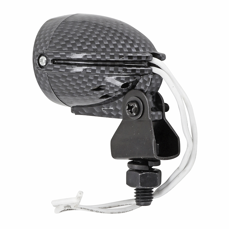 Feu d'éclairage additionnel Replay halogène orientable diamètre 40 mm carbone 20W ampoule dichroïque 35 mm - vue 3
