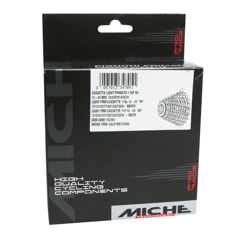 Cassette 11 vitesses Miche Primato route Shimano 12-34 - vue 2