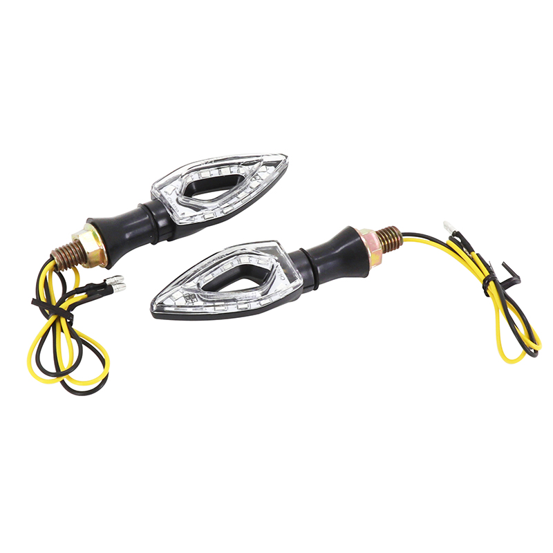 Clignotant séquentiel AVOC Sakura 12 LED base ABS transparent-noir L 85 mm H 30 mm l 16 mm paire - vue 2