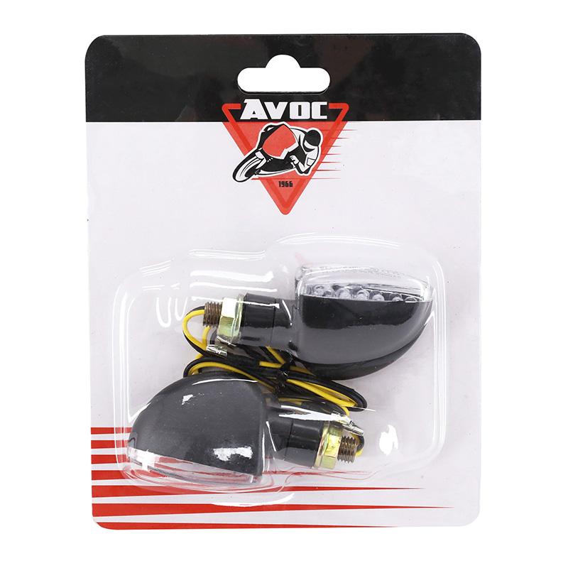 Clignotant AVOC Tosa 15 LEDs base ABS transparent-noir (l 68 mm - h 28 mm - l 42 mm) homologué CE (paire) - vue 3