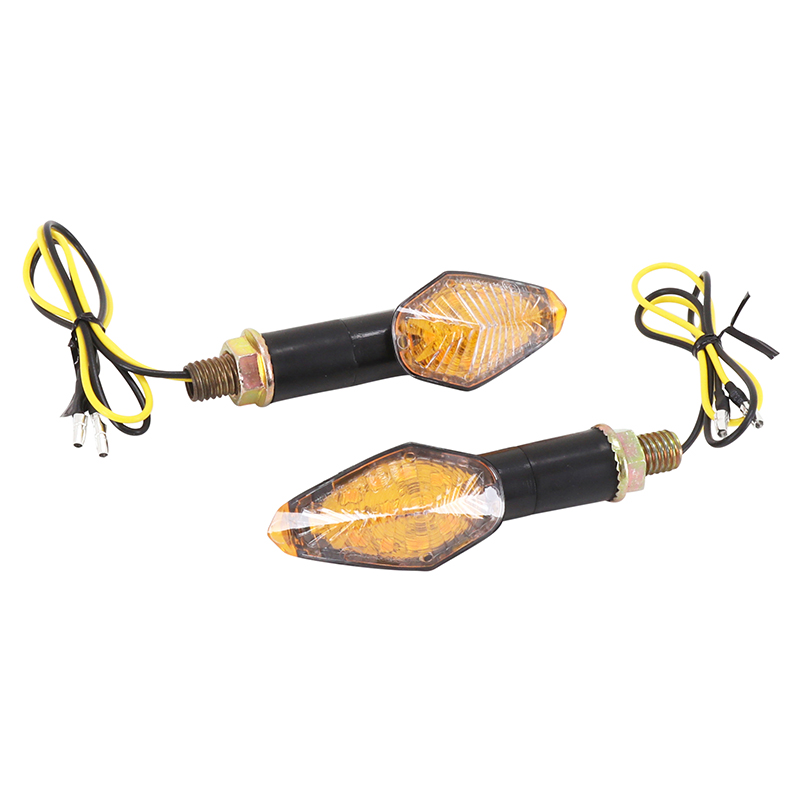 Clignotant moto Avoc nisshin a LED base ABS transparent-noir (l 73MM - h 29MM - l 27MM) (homologue ce) (paire) - vue 2