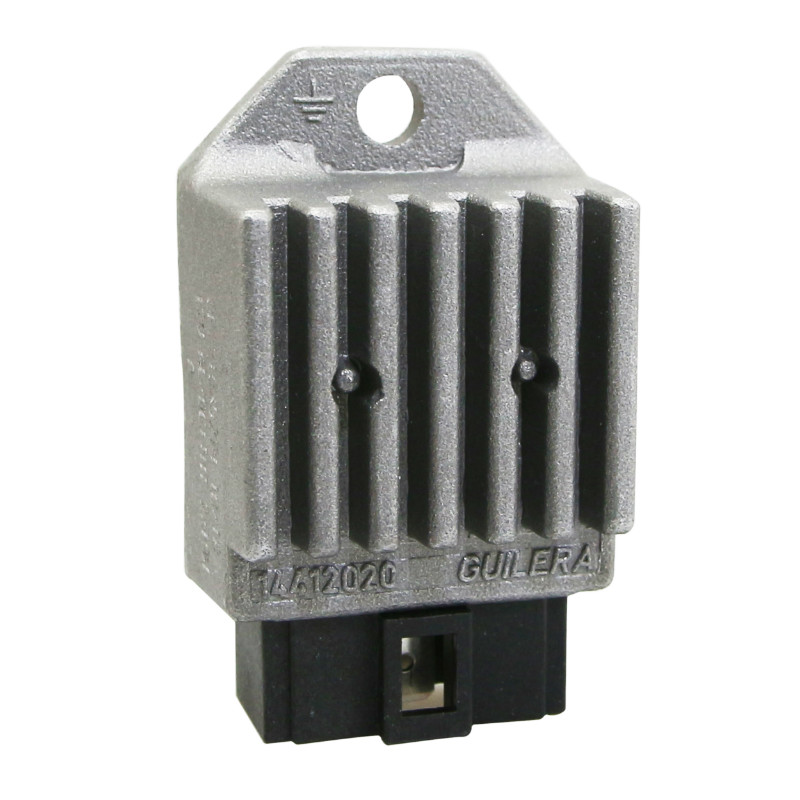 Régulateur de tension 50A boîte adaptable Derbi 50 Senda, GPR - Gilera 50 RCR, SMT - Aprilia 50 RS, RX, SX (12V - connecteur noir 6 fiches) type origine - vue 2