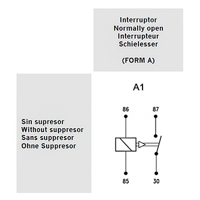 Relais de démarreur 50 A boîte adaptable Rieju 50 RMX, SMX, RR, RS2 12V-40A Guilera - vue 5