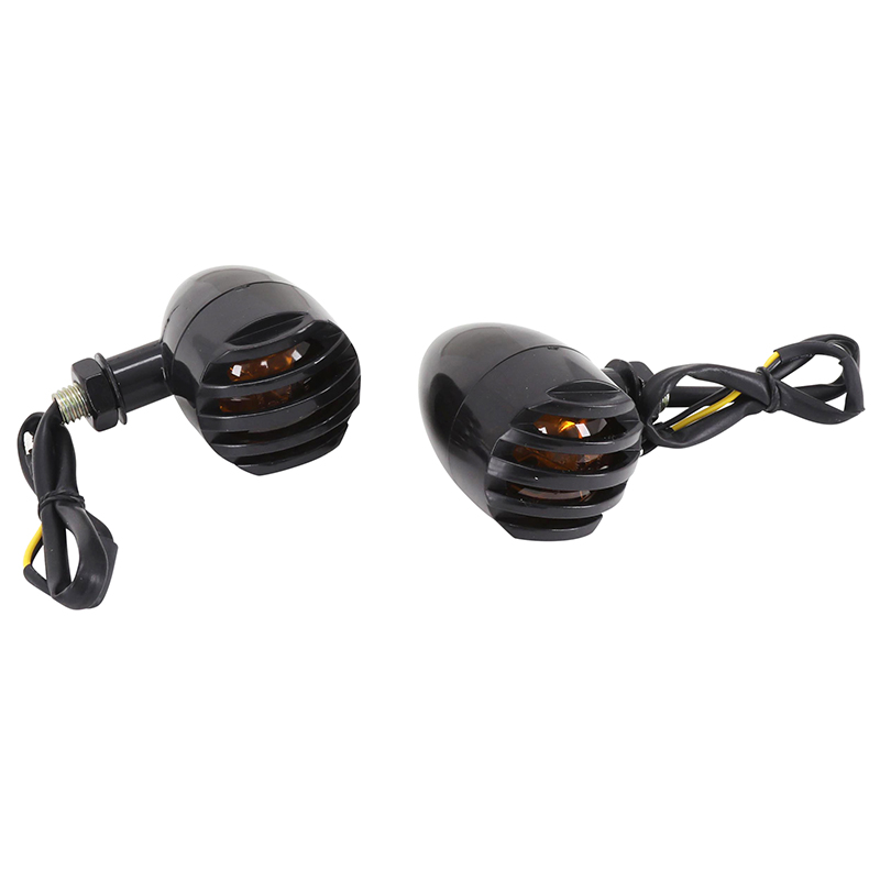 Clignotant universel Replay vintage 13 LED base ABS fumé-noir (l 56 mm - h 45 mm - l 72 mm) homologué CE paire - vue 2