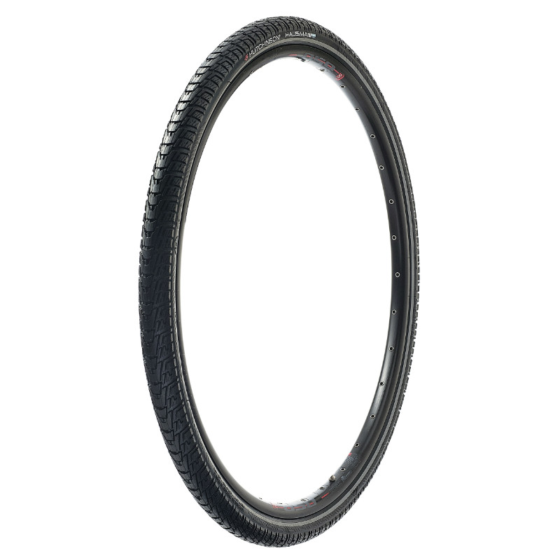 Pneu VTT urbain VAE 27,5 x 1,75 Hutchinson Haussmann Infinity Protect noir TR renforcé 5 mm flanc réflex (47-584) homologué VAE E50 - vue 3