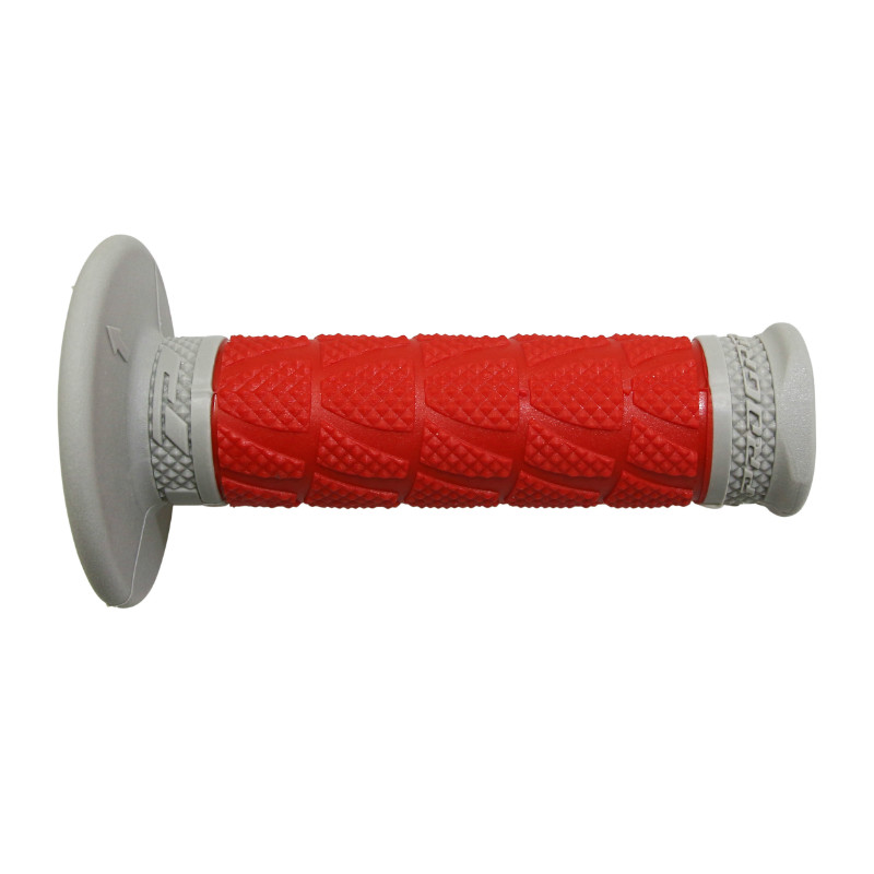Revêtement de poignée PROGRIP 783 double densité base gris-rouge closed end 115 mm (paire) - vue 3