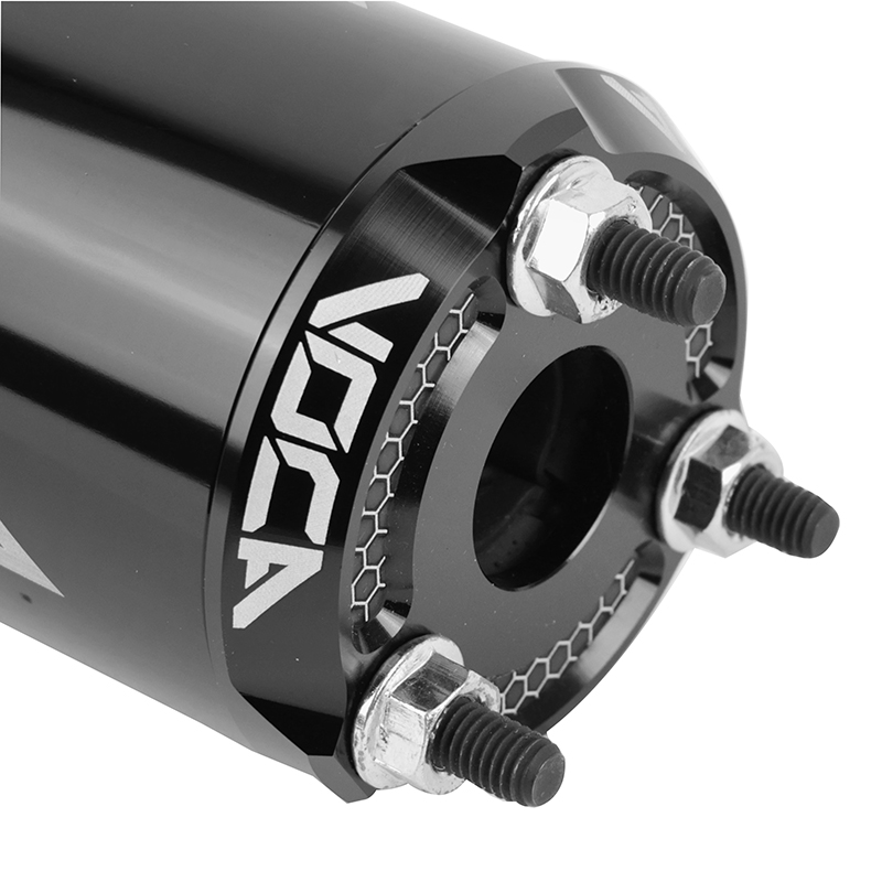 Silencieux VOCA Racing Rookie pour Beta 50 RR 2012-2020 passage bas aluminium noir - vue 3