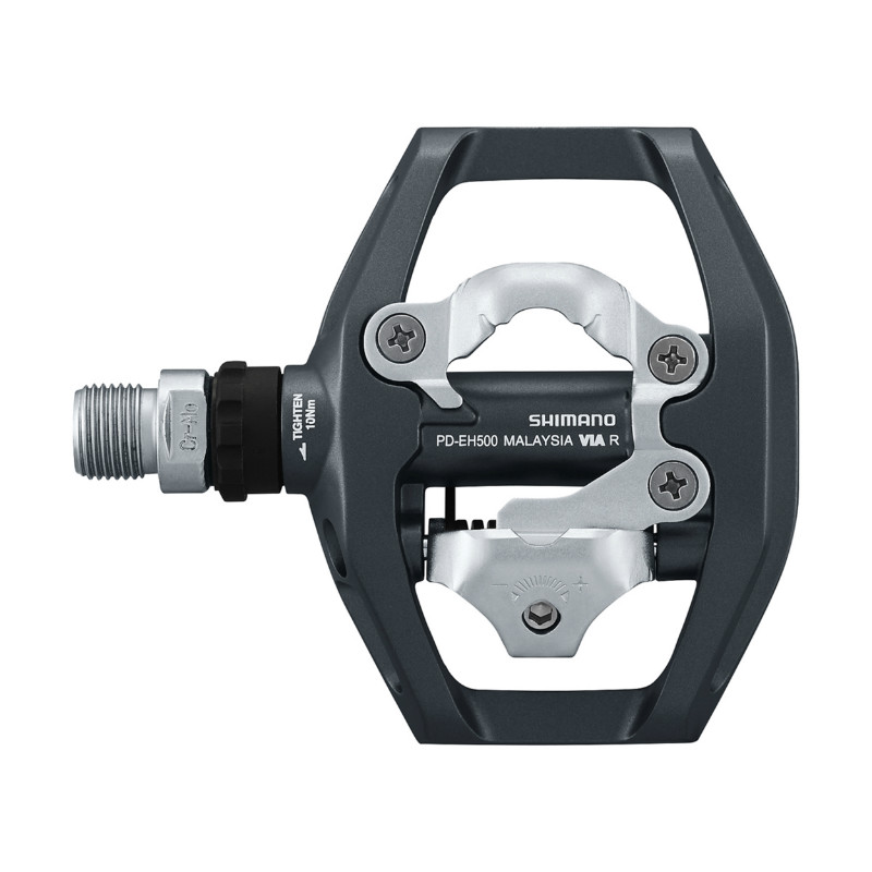 Pédales route automatique Shimano PD-EH500 SPD noir avec cales (paire) - vue 4