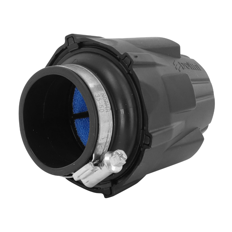Filtre à air Polini Blue Air Box noir fixation droite diam 46 - vue 2