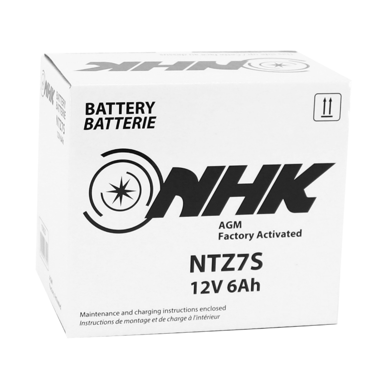 Batterie 12V 6 ah NTZ7S Nhk fa sans entretien prete a l'emploi (lg113xl70xh105mm) (activee en usine-fa - qualite premium - equivalent YTZ7S - sla - gel) - vue 2