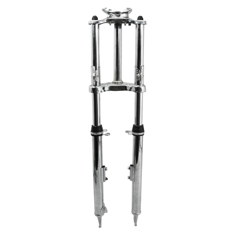 Fourche cyclo adaptable Peugeot 103 SP, SPX chrome Sélection P2R - vue 2