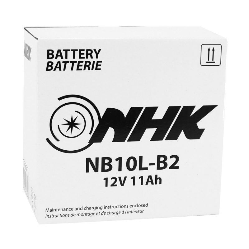 Batterie 12V 11 ah NB10L-B2 Nhk conventionnelle avec entretien (lg135xl90xh145mm) (qualite premium - equivalent YB10L-B2) - vue 4
