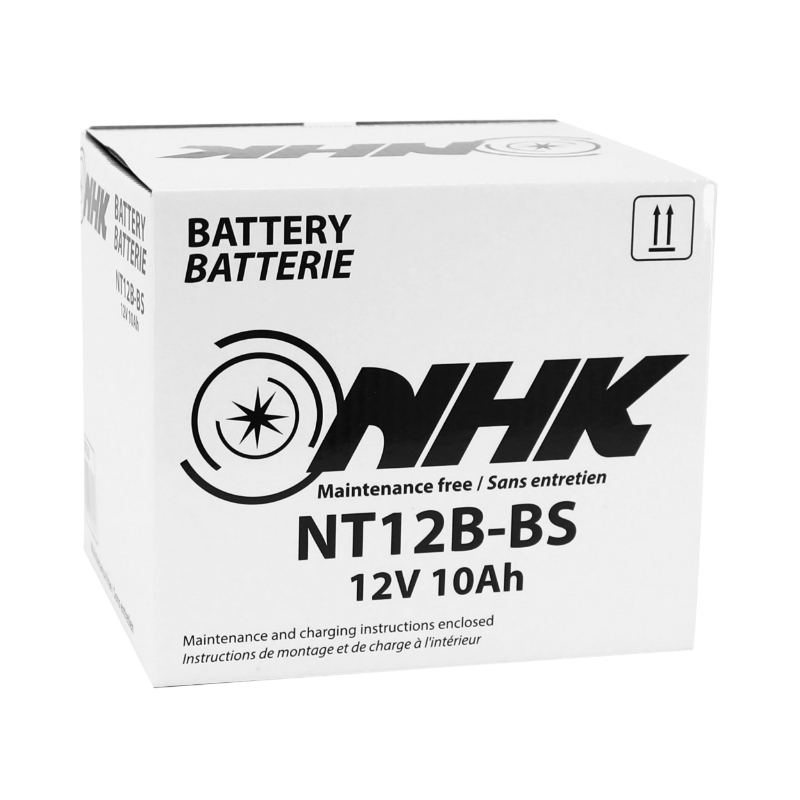Batterie 12V 10 ah NT12B-BS Nhk MF sans entretien livree avec pack acide (lg151xl70xh130mm) (qualite premium - equivalent YT12B-BS) - vue 4